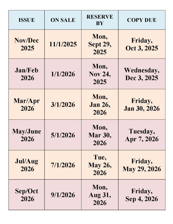 Advertising Schedule
