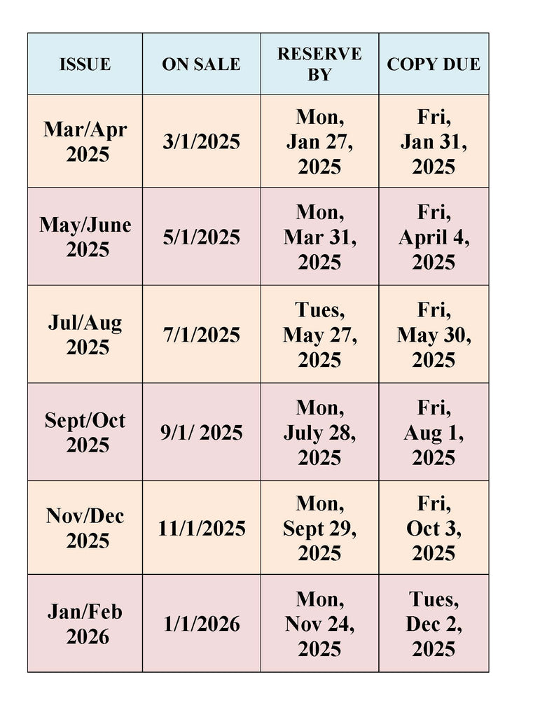 Advertising Schedule