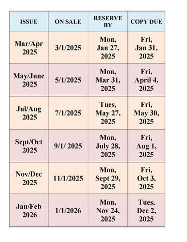 Advertising Schedule