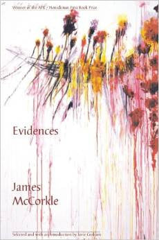 APR/Honickman First Book Prize - 2003 Winner: Evidences by James McCorkle (Out of Stock)