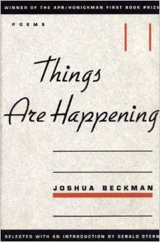 APR/Honickman First Book Prize - 1998 Winner: Things Are Happening (Out of Stock)